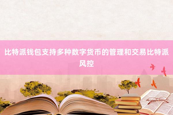 比特派钱包支持多种数字货币的管理和交易比特派风控