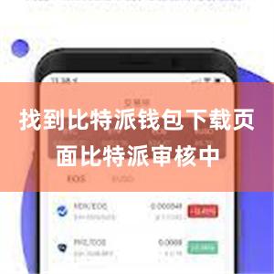 找到比特派钱包下载页面比特派审核中