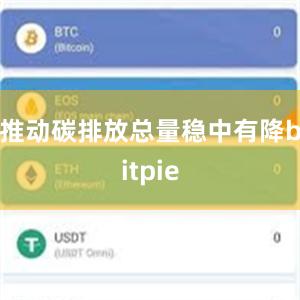 推动碳排放总量稳中有降bitpie